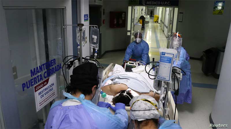 Estados Unidos alcanza un número récord de hospitalizaciones por Covid-19