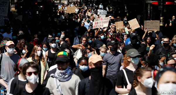 solidaridad racial con EEUU Protestas en solidaridad racial con EEUU. estallan en ciudades del mundo