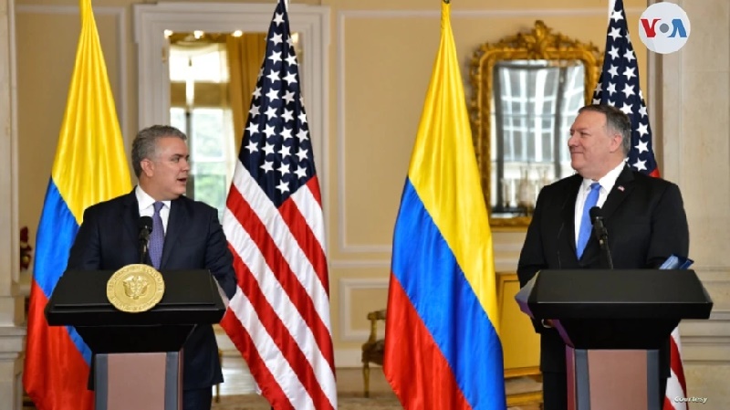 gobierno de Maduro Pompeo rechaza "refugio, ayuda y albergue" del gobierno de Maduro a grupos terroristas