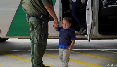 menores no acompañados que llegan a la frontera de EE. UU.