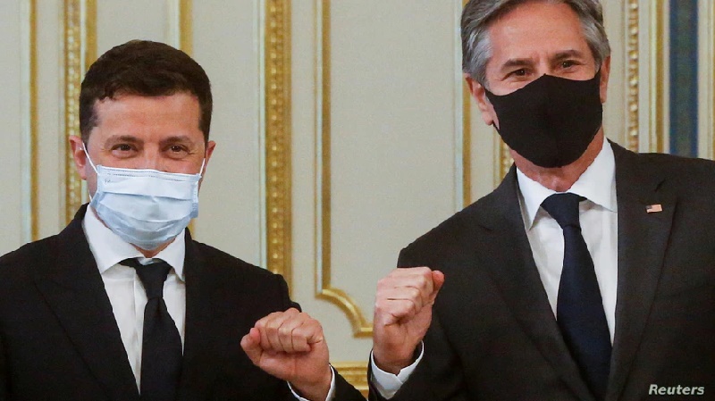 Blinken visita Ucrania Blinken visita Ucrania en medio de tensiones con Rusia