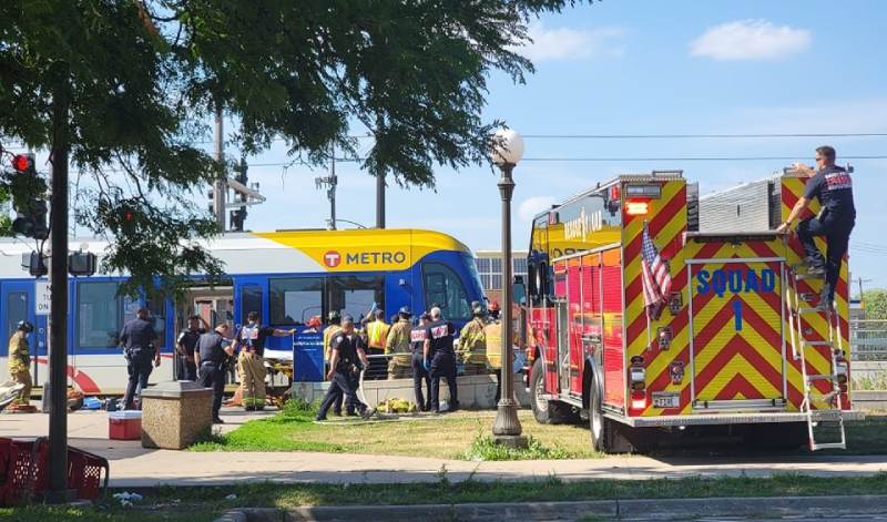 Muere una persona tras accidente con tren ligero en St. Paul accidente con tren ligero en St. Paul