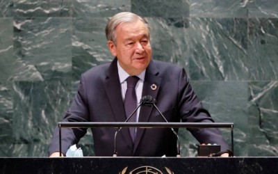 Ucrania recibe al secretario general de la ONU