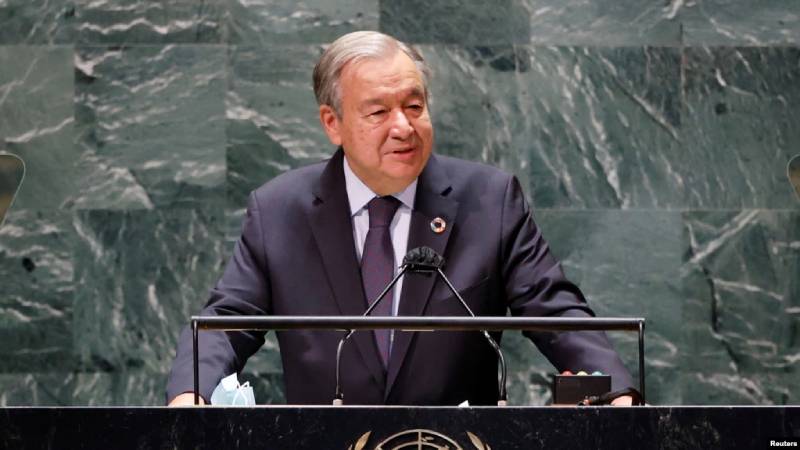 Ucrania recibe al secretario general de la ONU