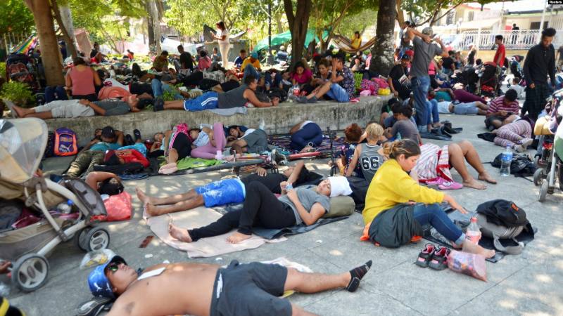 caravana de migrantes en México rumbo a EEUU