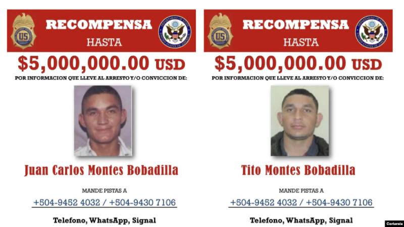 EEUU ofrece $15 millones por información sobre familia de tres hondureños