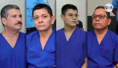 Gobierno de Ortega presenta imágenes de presos políticos