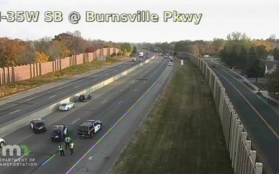 accidente en la I-35W en Burnsville