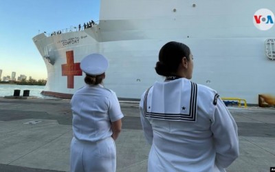 EEUU envía buque hospital a América Latina para prestar ayuda humanitaria