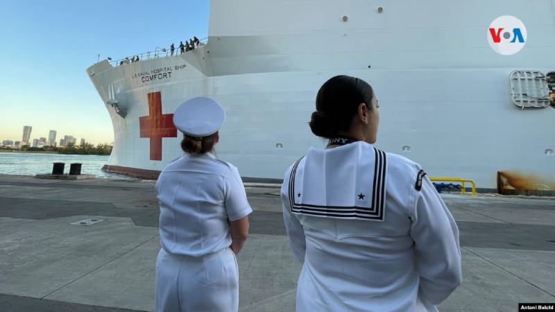 EEUU envía buque hospital a América Latina para prestar ayuda humanitaria