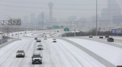 Tormenta invernal azota sur de EEUU por tercer día, pronostican frío en noreste