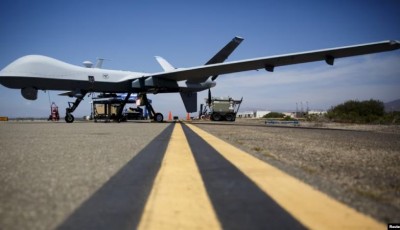 Un caza ruso provoca caída de dron estadounidense en el Mar Negro