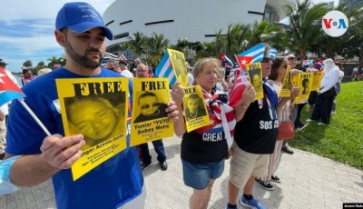 Conmemoran en Miami segundo aniversario de marcha del 11J en Cuba