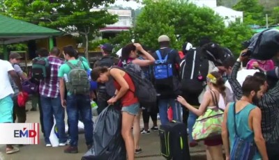alto flujo de migrantes que buscan llegar a Panamá por el Darién