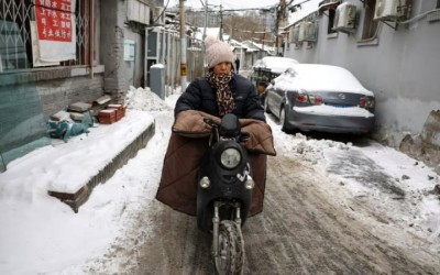 Ola de frío congela la mayor parte de China