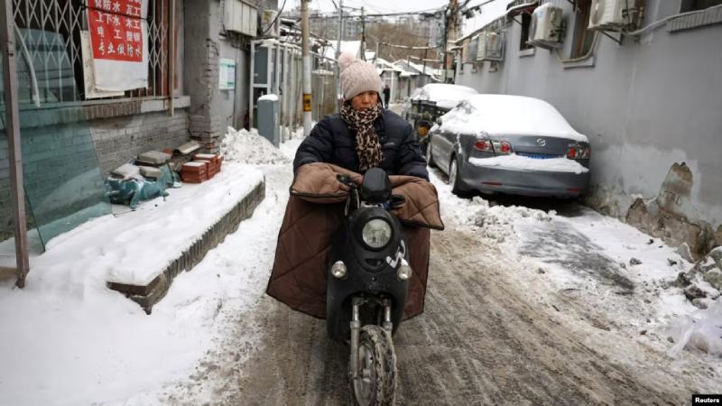 Ola de frío congela la mayor parte de China y cierra autopistas y carreteras Ola de frío congela la mayor parte de China