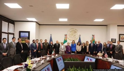 López Obrador recibe en México a delegación de alto nivel de EEUU