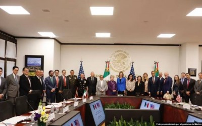 López Obrador recibe en México a delegación de alto nivel de EEUU