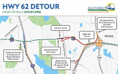 Highway 62 cierra el jueves por la noche hasta el fin de semana