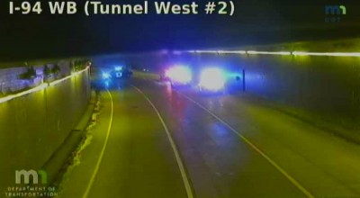 accidente en túnel de Lowry Hill