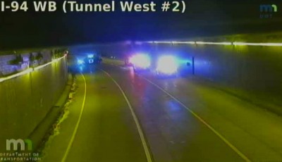 accidente en túnel de Lowry Hill