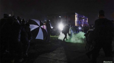Tercera noche de disturbios en Minnesota