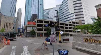 accidente en el centro de Minneapolis