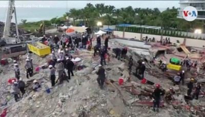 derrumbe del edificio en Surfside