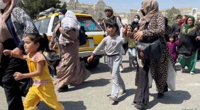 Caos en aeropuerto de Kabul