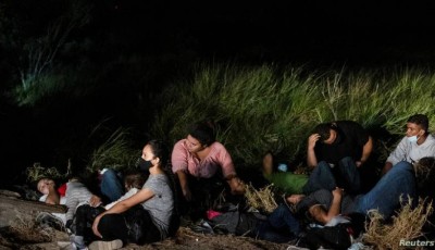 Migrantes en la frontera sur