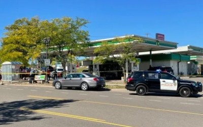 Asesinan a una persona en una estación de servicio de St. Paul