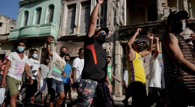 Cubanos protestan en el oriente de la isla por apagones y escasez de alimentos