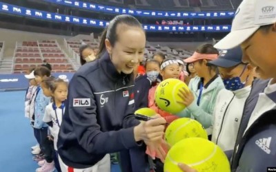 Tenista china que había desaparecido