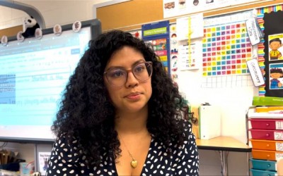 Maestra salvadoreña en EE. UU.