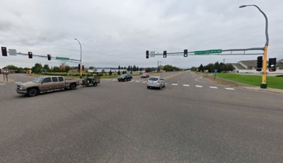 accidente en intersección de Ramsey