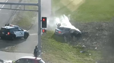 persecución y accidente en Eagan