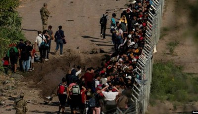 Miles de migrantes se acumulan en pueblo del sur de México