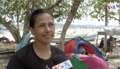 Migrantes venezolanos varados en Colombia abandonan Necoclí