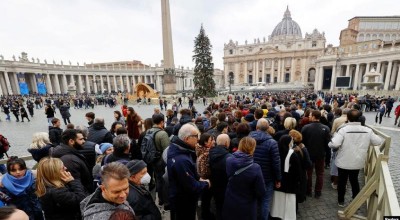 respetos al papa emérito Benedicto XVI
