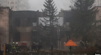 Al menos 18 muertos en accidente de helicóptero, incluido ministro del Interior de Ucrania