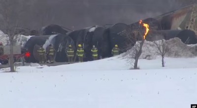 Descarrilamiento de tren en Minnesota