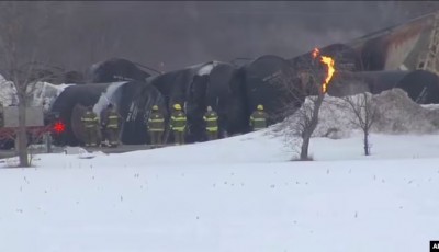 Descarrilamiento de tren en Minnesota