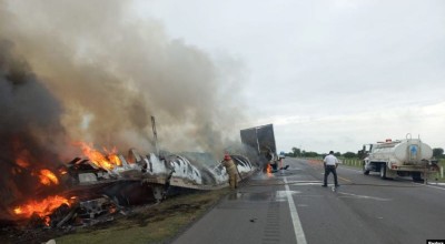 Choque en México