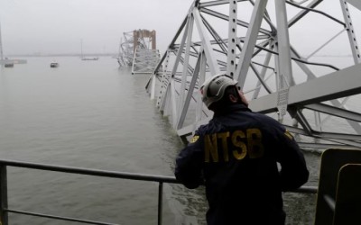 Carguero que chocó contra puente de Baltimore